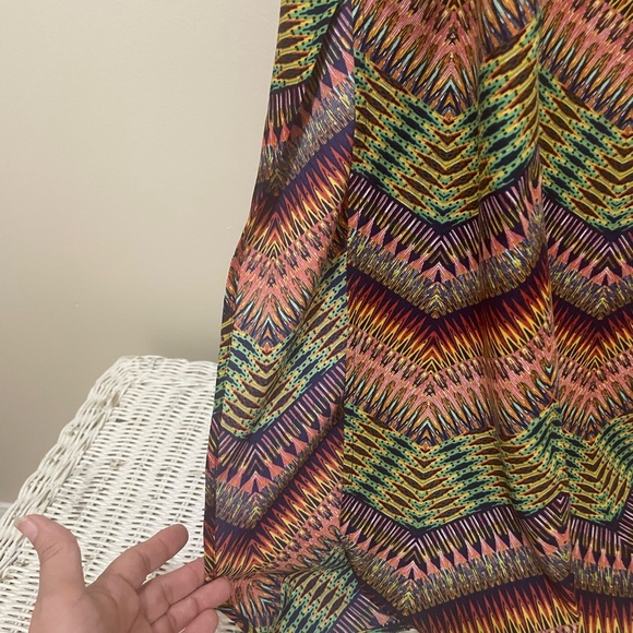 SANCTUARY Women's Dress Junior Open Sides ZIG ZAG Lined Maxi - Picture 5 of 9